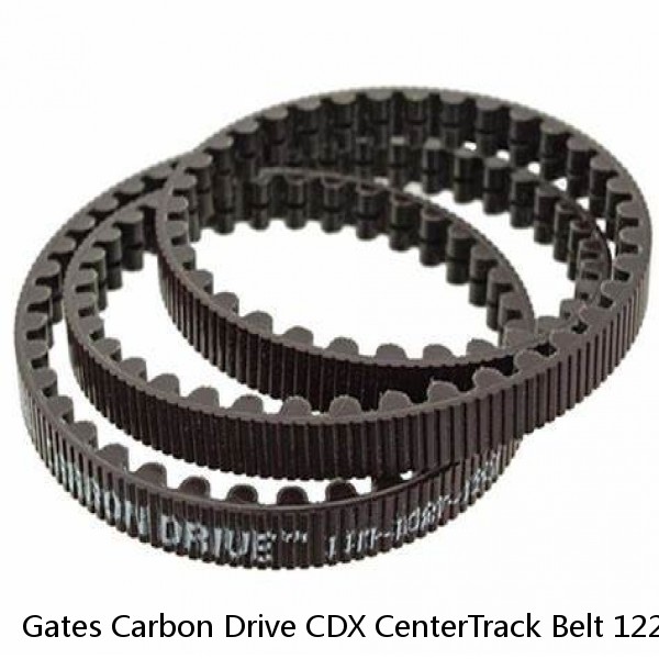 Gates Carbon Drive CDX CenterTrack Belt 122 tooth Black / Black